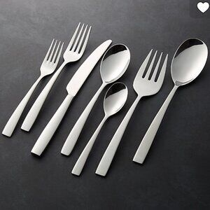 Dawson Mirror 22-Piece Flatware & Serveware Set - 4 sets!!